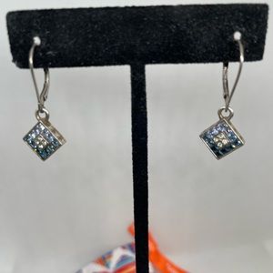 Brighton blue crystal earrings